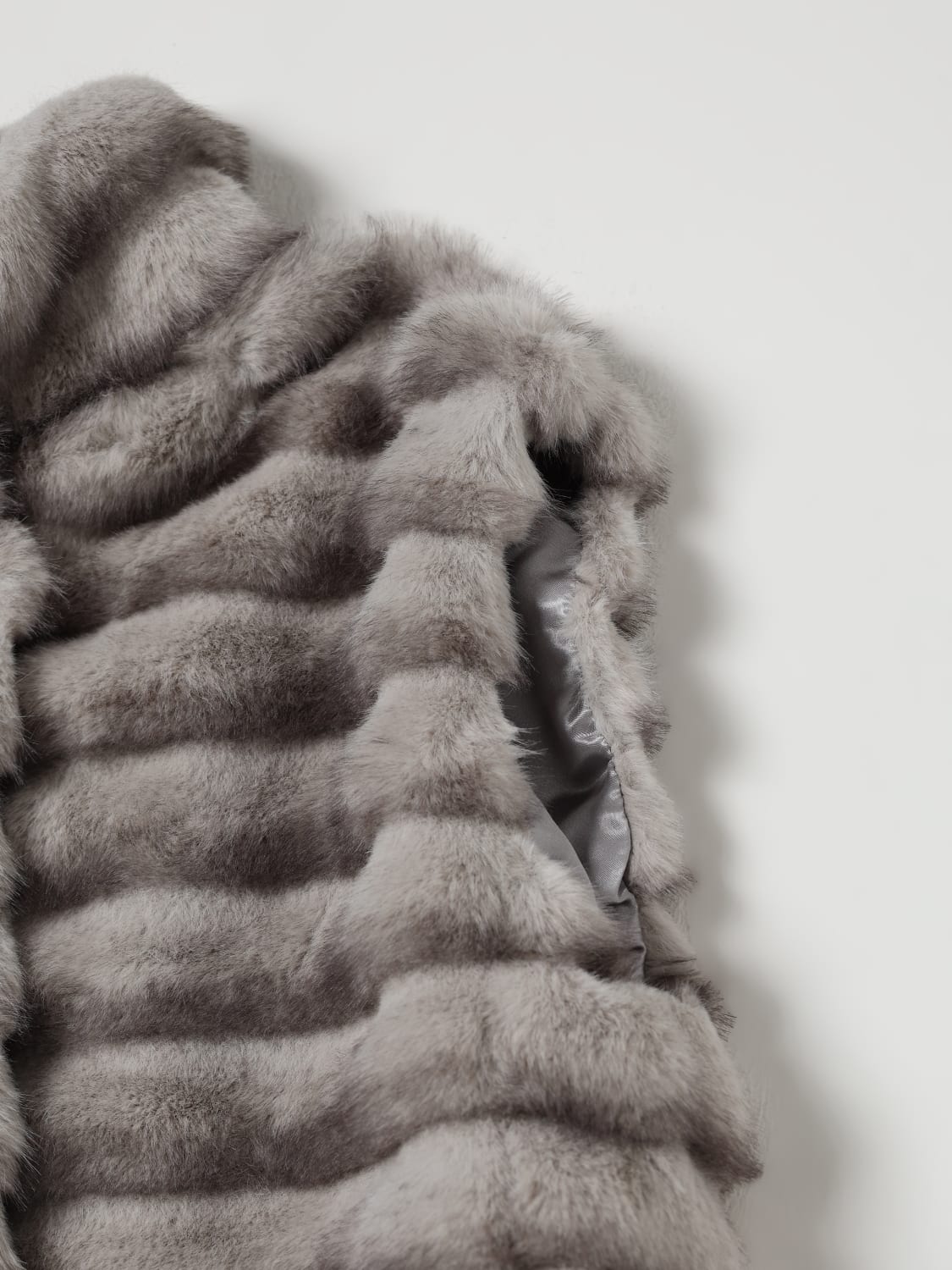 MONNALISA MANTEL: Mantel kinder Monnalisa, Grau - Img 3