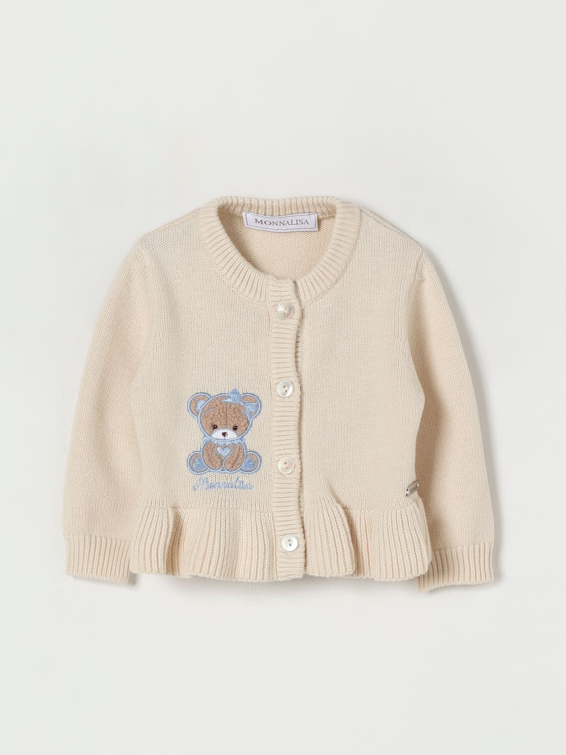MONNALISA PULLOVER: Bademode kinder Monnalisa, Beige - Img 1