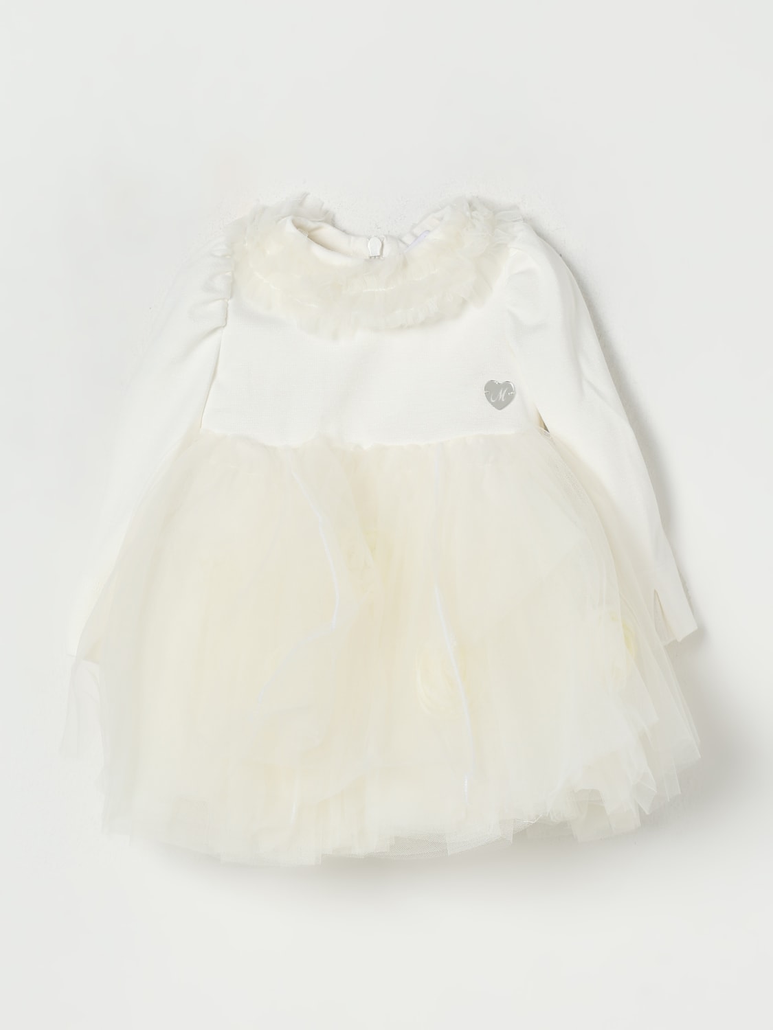 MONNALISA 连衣裙: 连衣裙 儿童 Monnalisa, 奶油黄 - Img 1