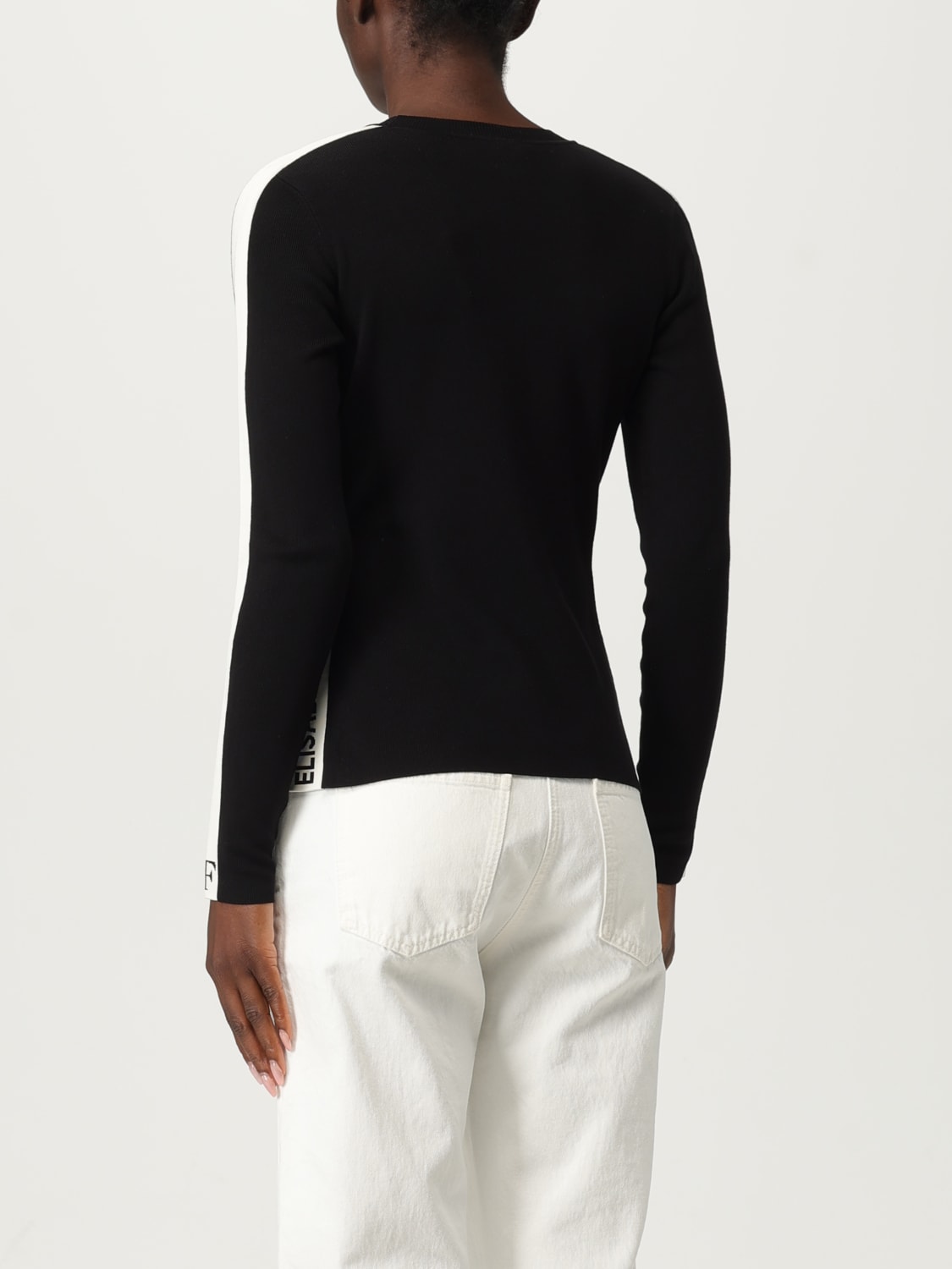 ELISABETTA FRANCHI SWEATER: Sweater woman Elisabetta Franchi, Black - Img 2