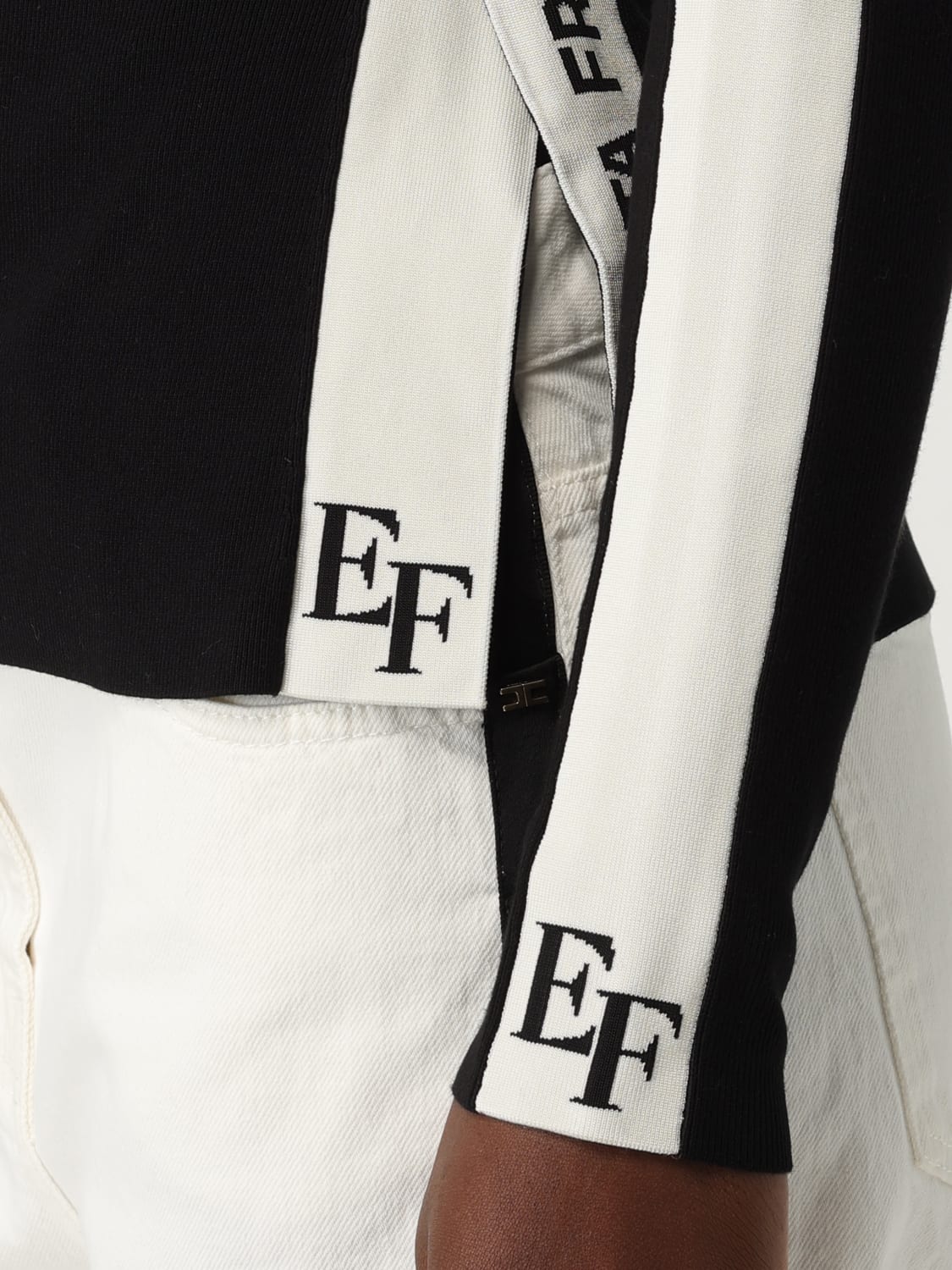 ELISABETTA FRANCHI SWEATER: Sweater woman Elisabetta Franchi, Black - Img 3