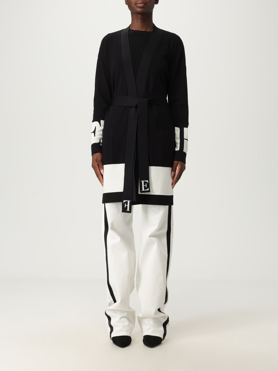 ELISABETTA FRANCHI SWEATER: Sweater woman Elisabetta Franchi, Black - Img 1