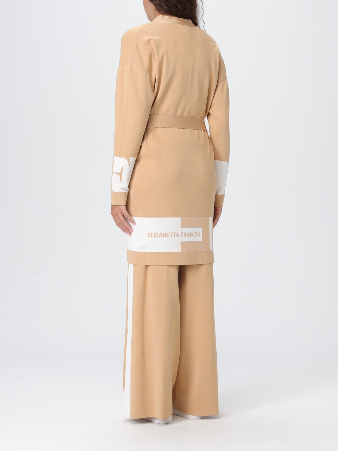 ELISABETTA FRANCHI SWEATER: Sweater woman Elisabetta Franchi, Ivory - Img 3