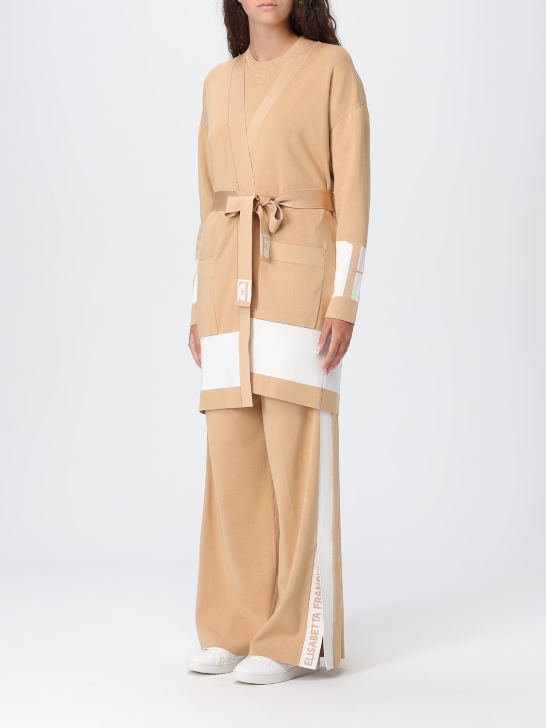 ELISABETTA FRANCHI SWEATER: Sweater woman Elisabetta Franchi, Ivory - Img 4