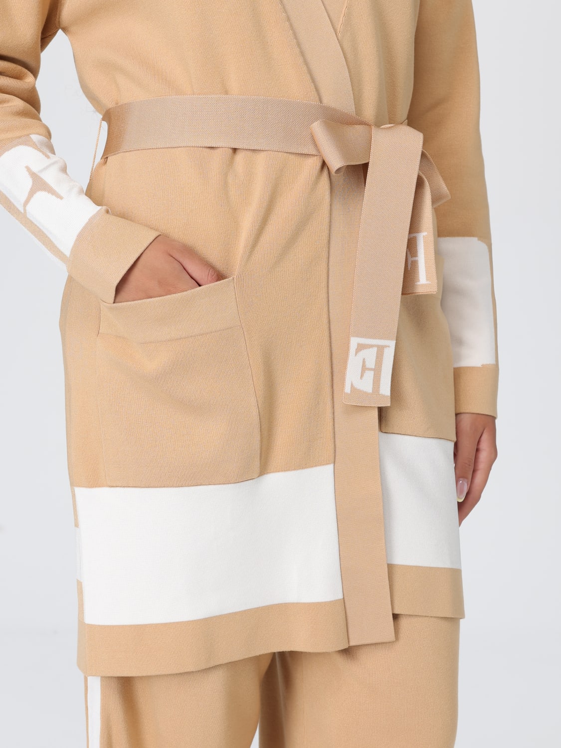 ELISABETTA FRANCHI SWEATER: Sweater woman Elisabetta Franchi, Ivory - Img 5