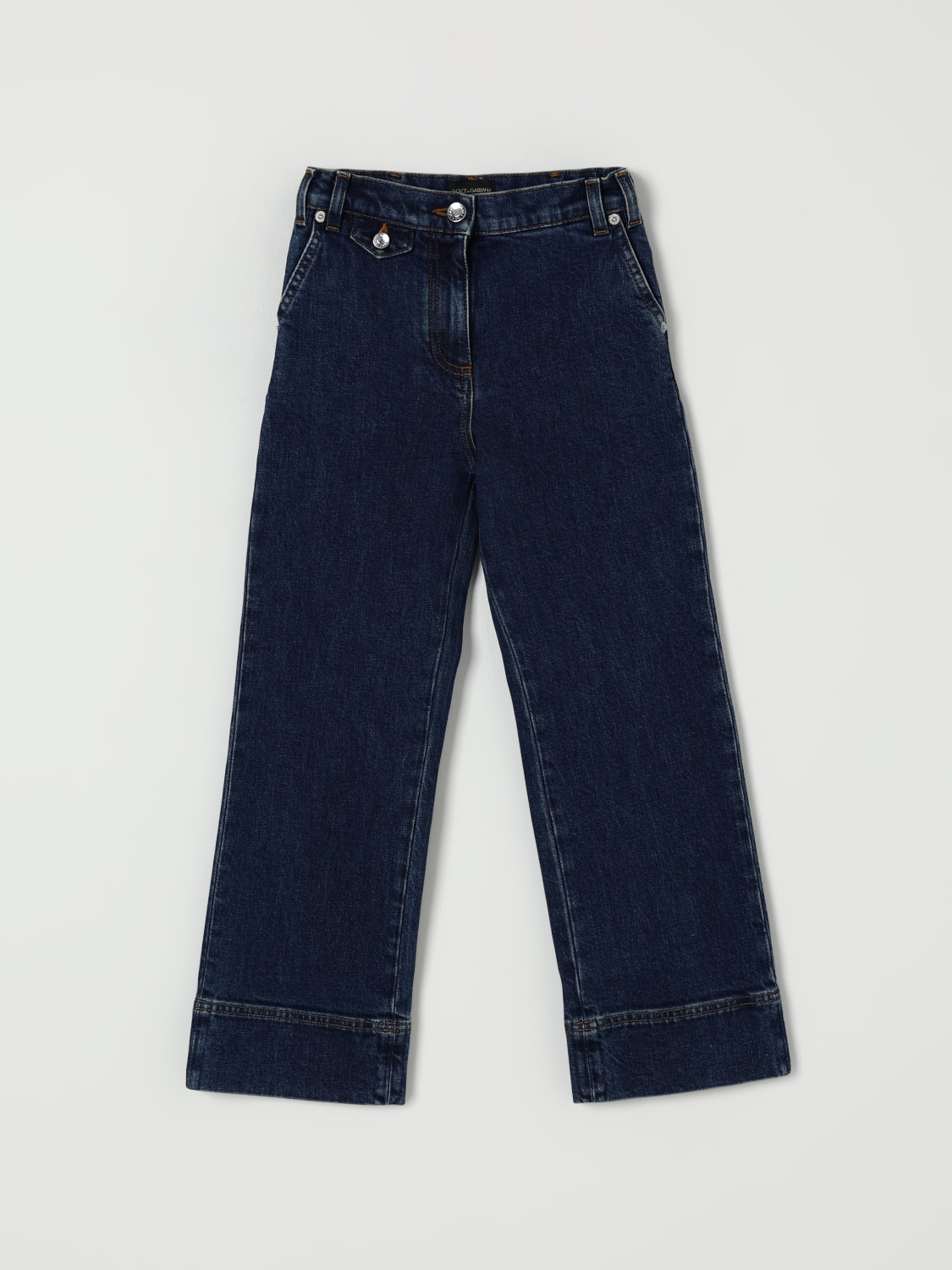 DOLCE & GABBANA JEANS: Pantalón niños Dolce & Gabbana, Denim - Img 1