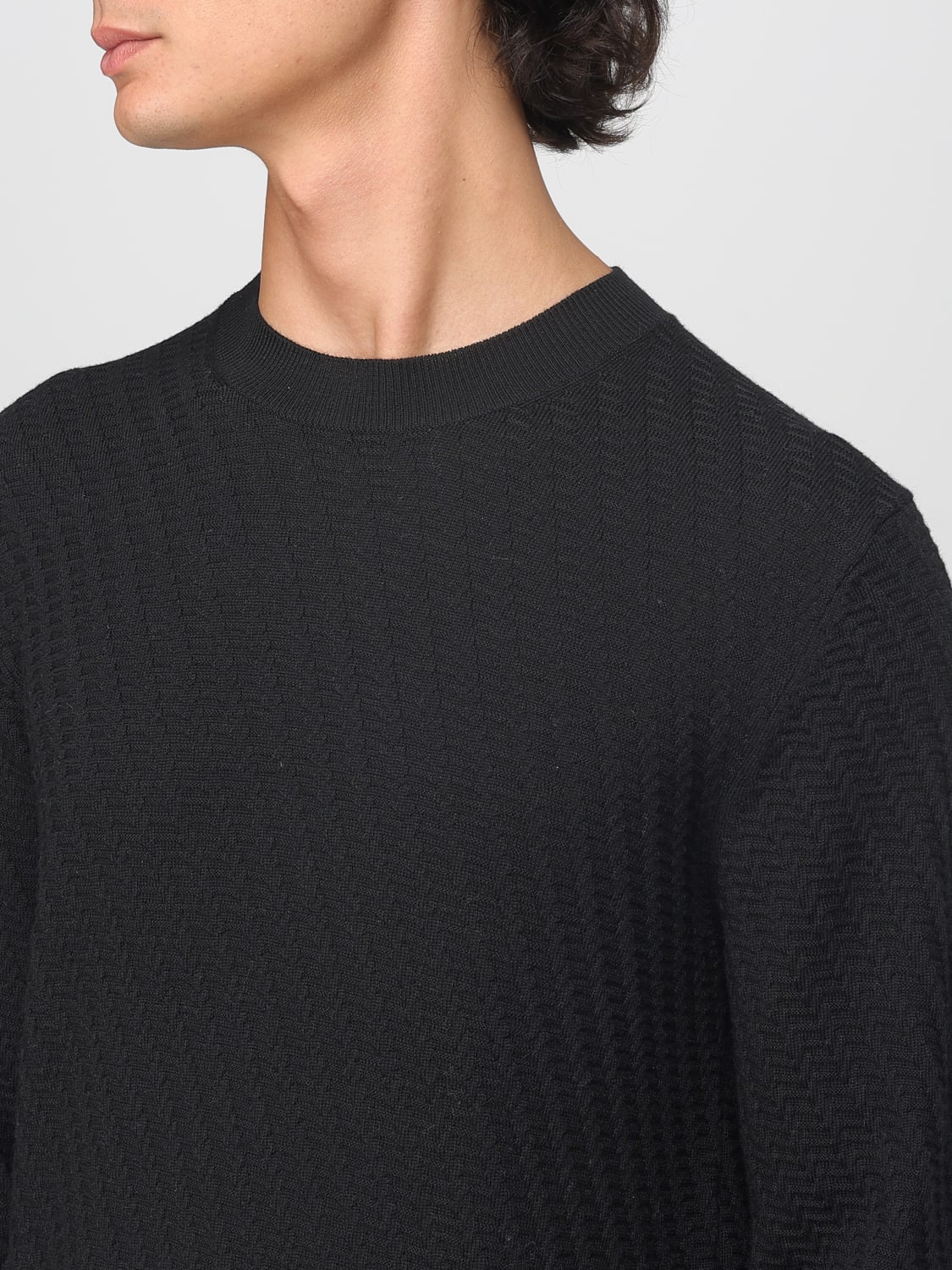 PAOLO PECORA PULLOVER: Pullover herren Paolo Pecora, Schwarz - Img 3