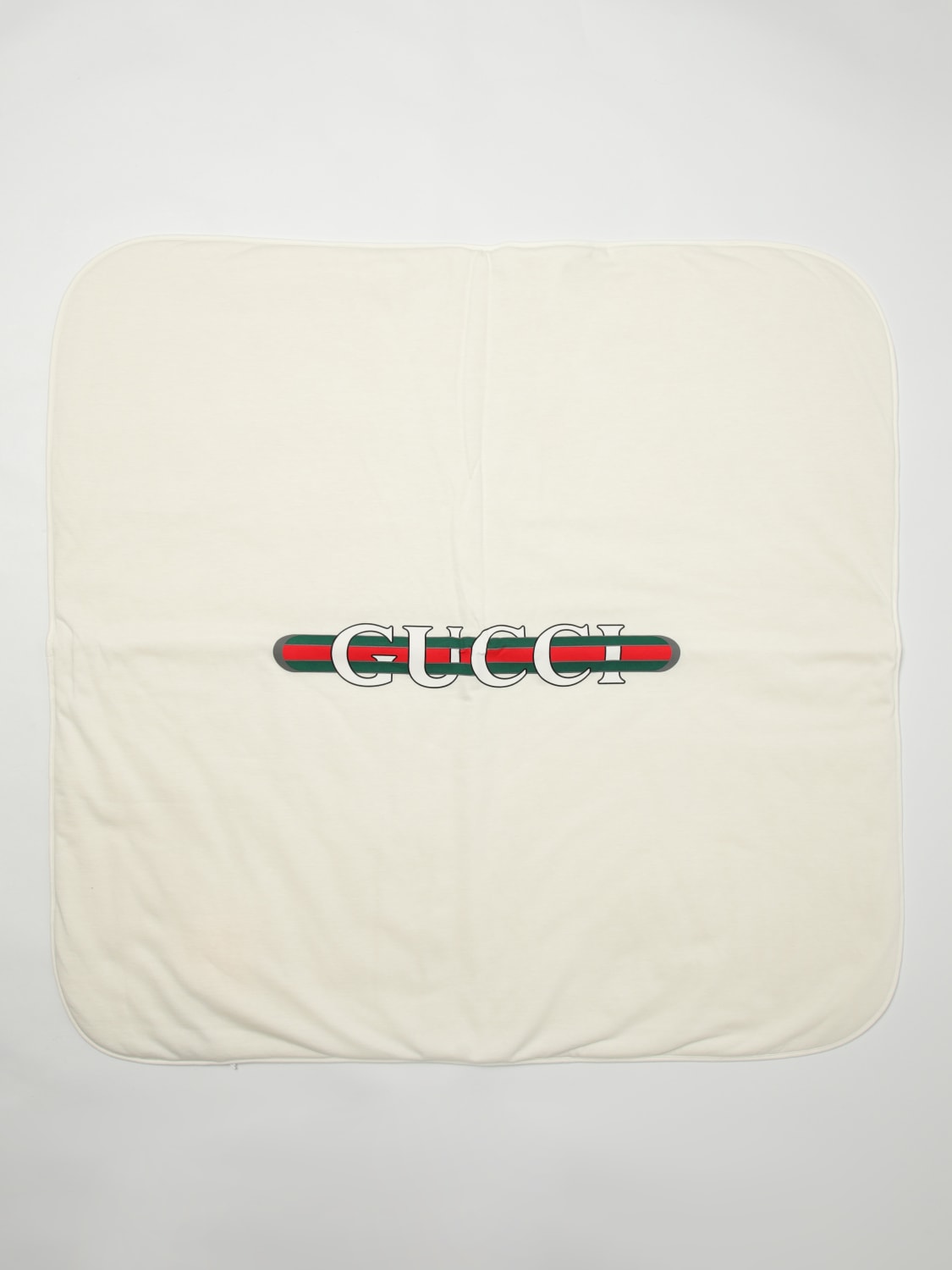 GUCCI BLANKET: Blanket kids Gucci, White - Img 1