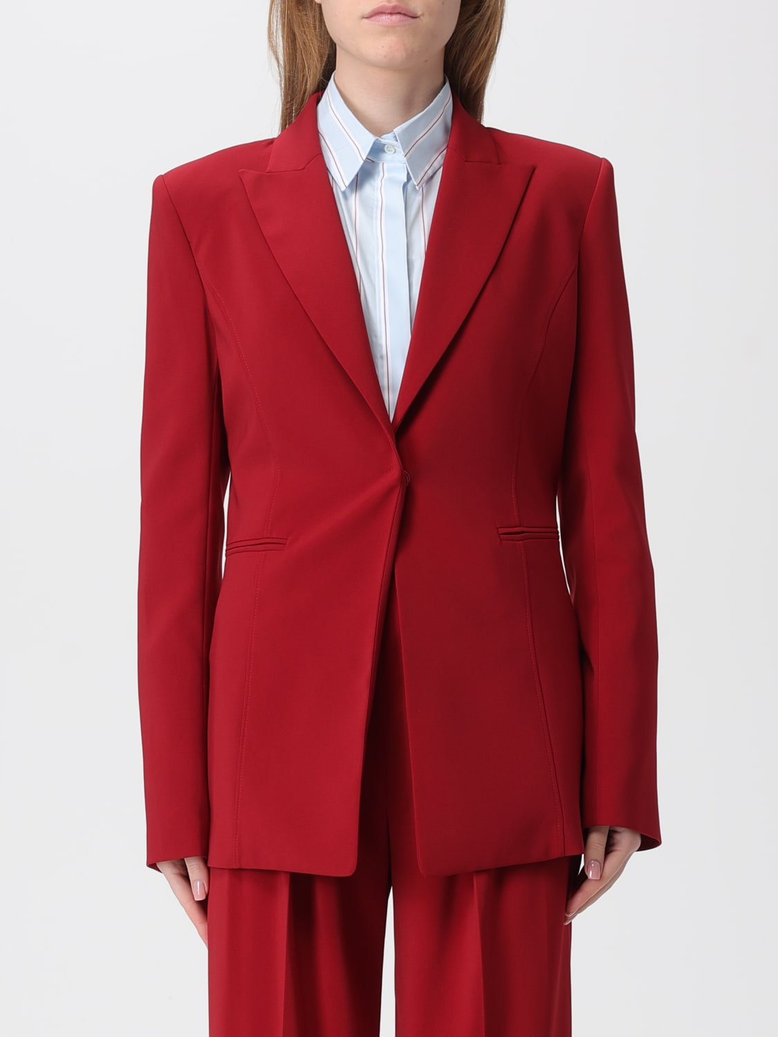 PATRIZIA PEPE JACKET: Blazer woman Patrizia Pepe, Red - Img 1