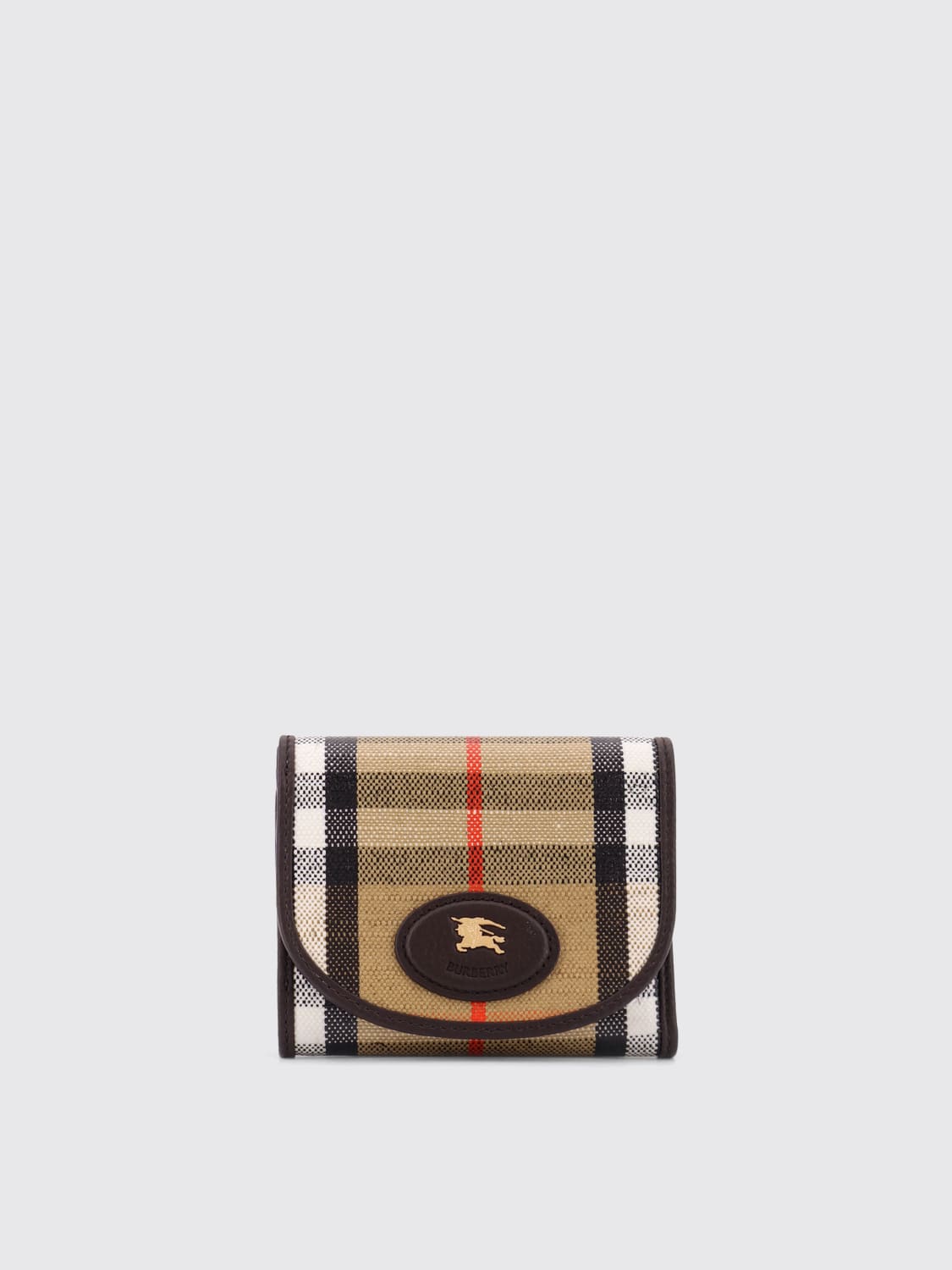 BURBERRY WALLET: Wallet woman Burberry, Earth - Img 1
