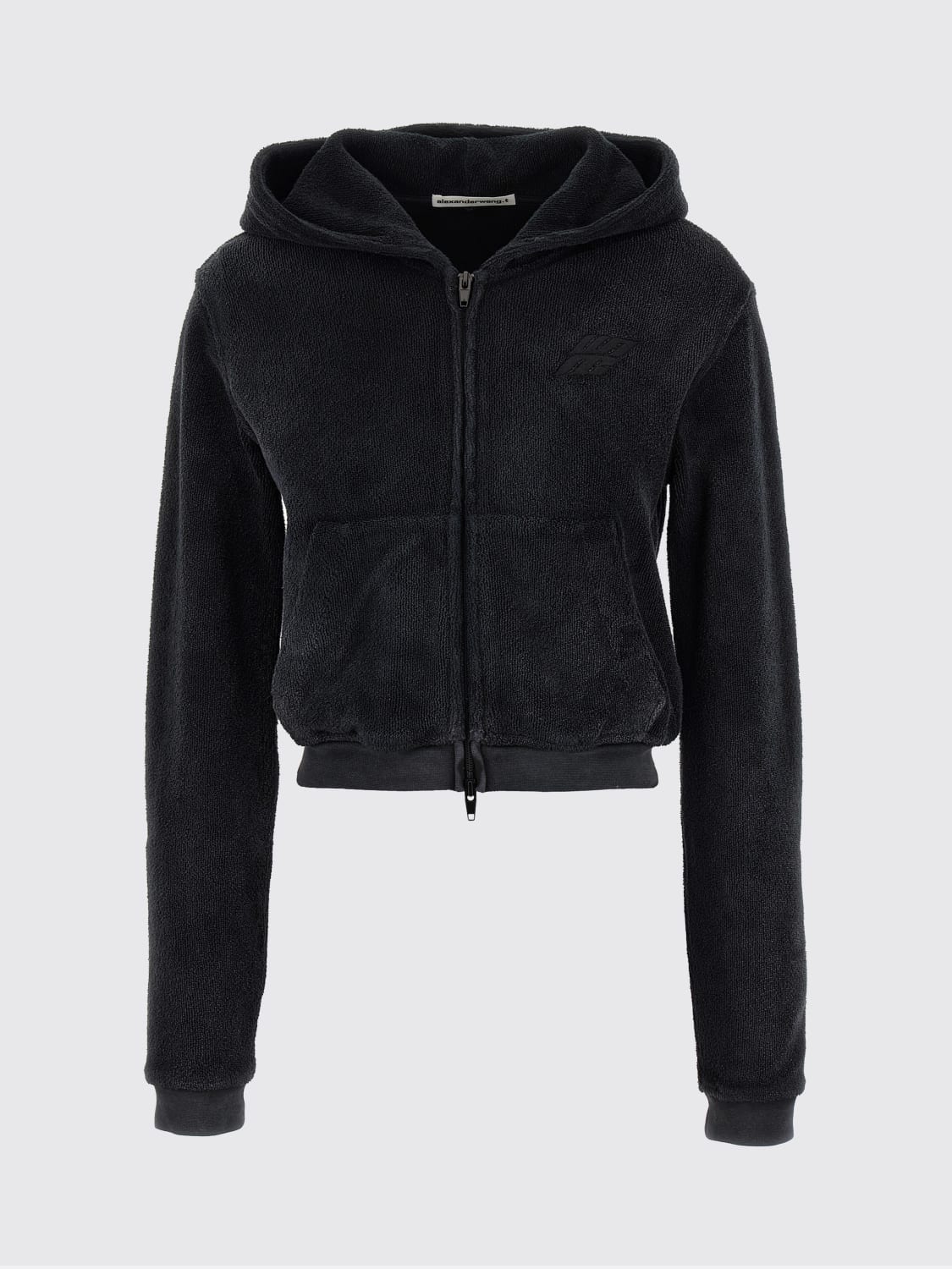 T BY ALEXANDER WANG SWEATSHIRT: Pullover damen T by Alexander Wang, Schwarz - Img 1
