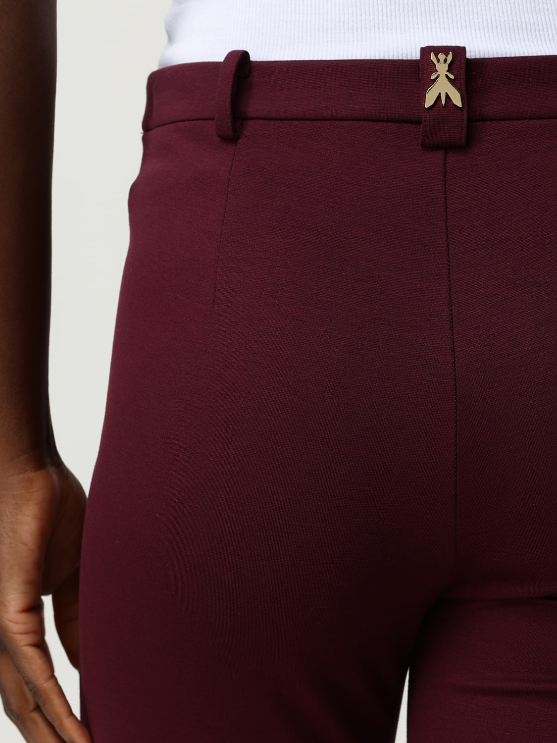 PATRIZIA PEPE PANTS: Pants woman Patrizia Pepe, Violet - Img 4