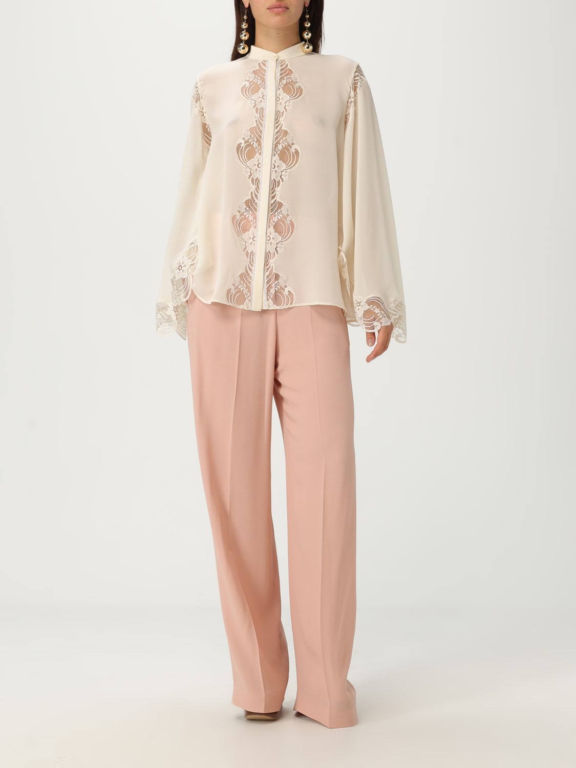 CHLOÉ HEMDBLUSE: Hemdbluse damen ChloÉ, Milch - Img 2