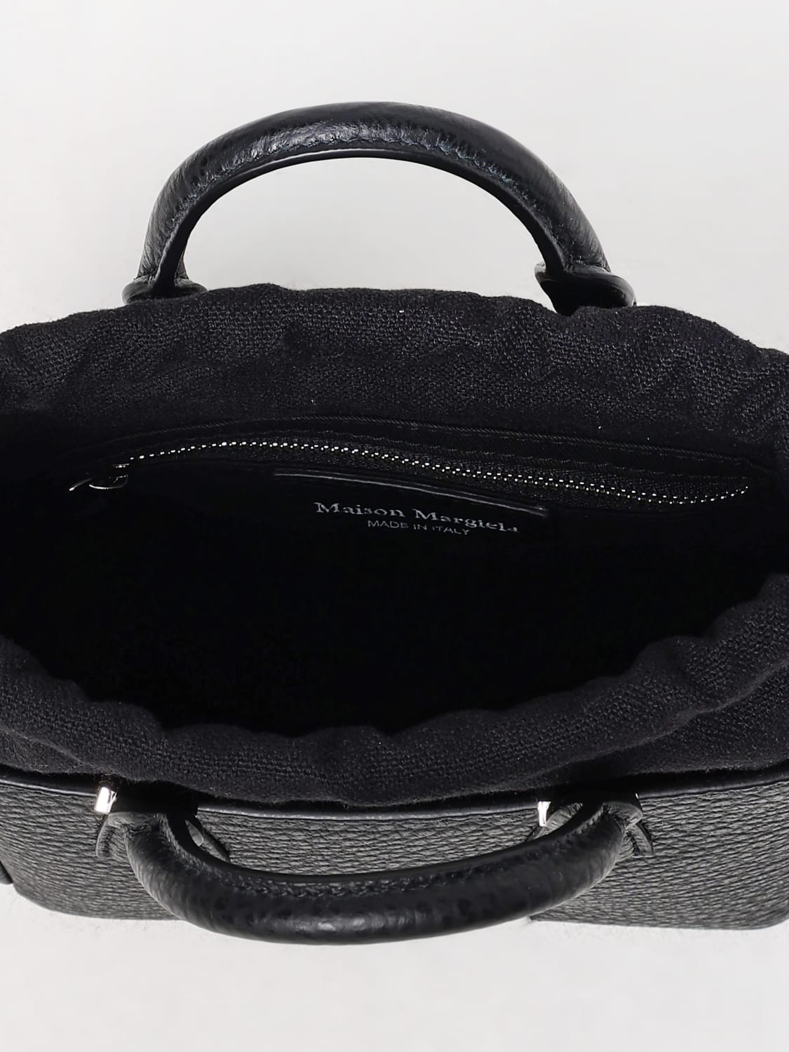 MAISON MARGIELA MINI BAG: Shoulder bag woman Maison Margiela, Black - Img 4