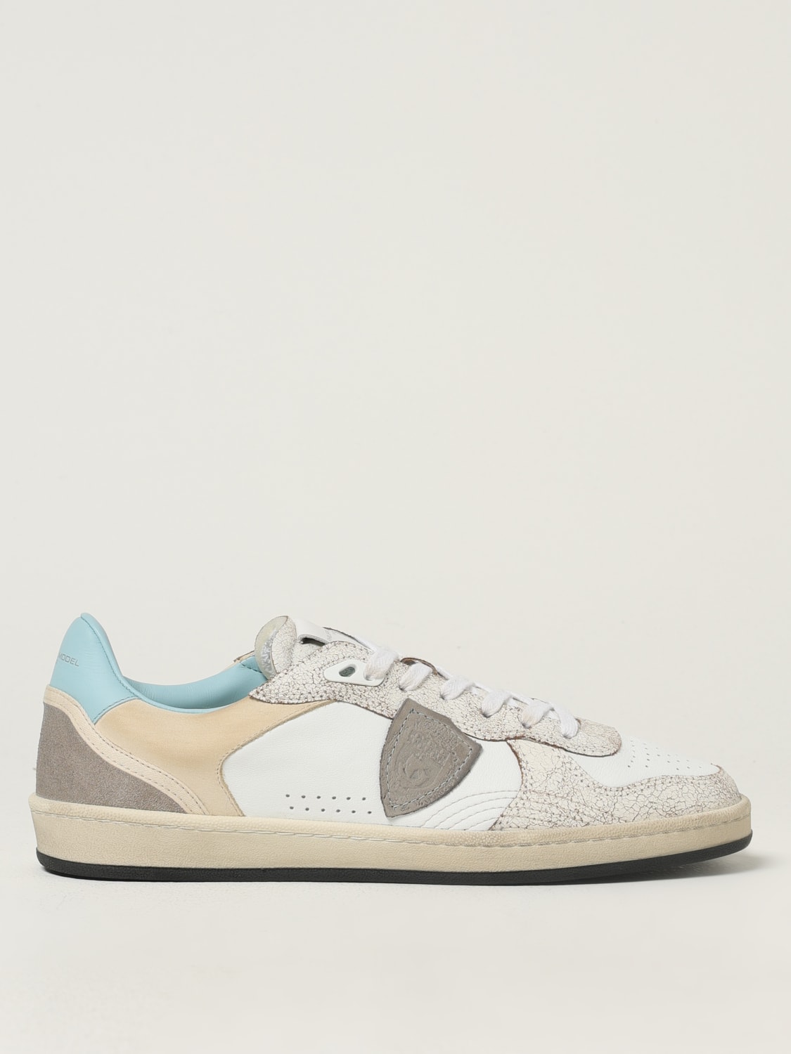 PHILIPPE MODEL BASKETS: Baskets homme Philippe Model, Blanc - Img 1