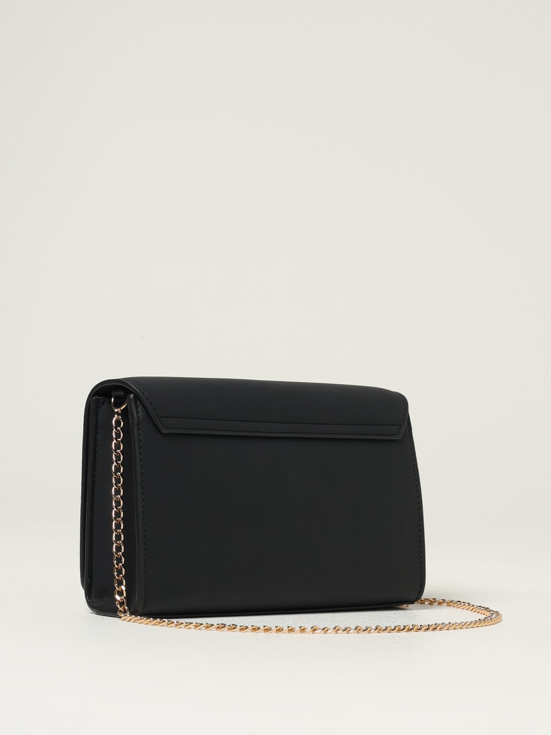 LOVE MOSCHINO BORSA A TRACOLLA: Pochette Love Moschino in pelle sintetica , Nero - Img 2