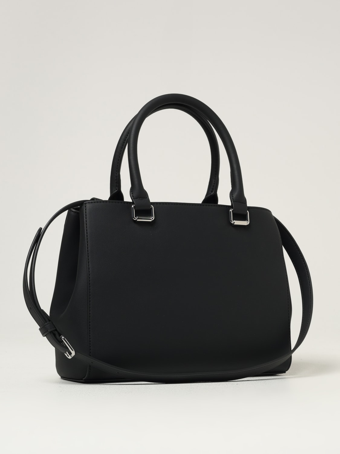 LOVE MOSCHINO BORSA A MANO: Borsa Love Moschino in pelle sintetica , Nero - Img 2