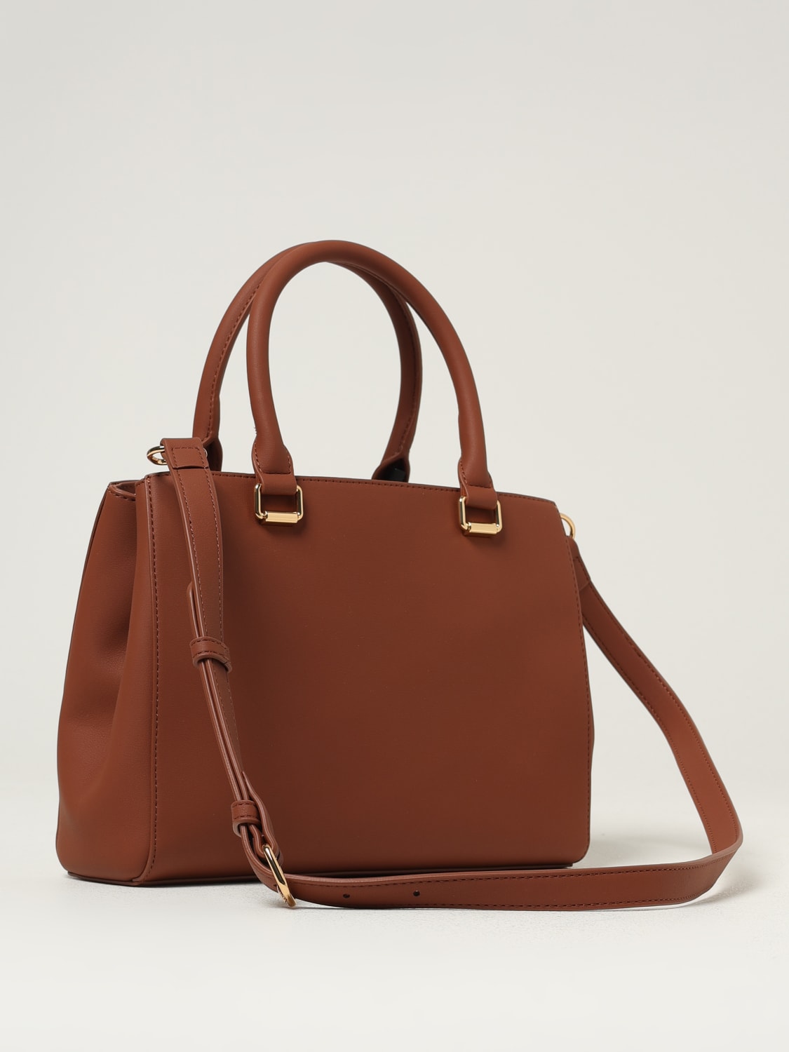 LOVE MOSCHINO BORSA A MANO: Borsa Love Moschino in pelle sintetica , Bruciato - Img 2