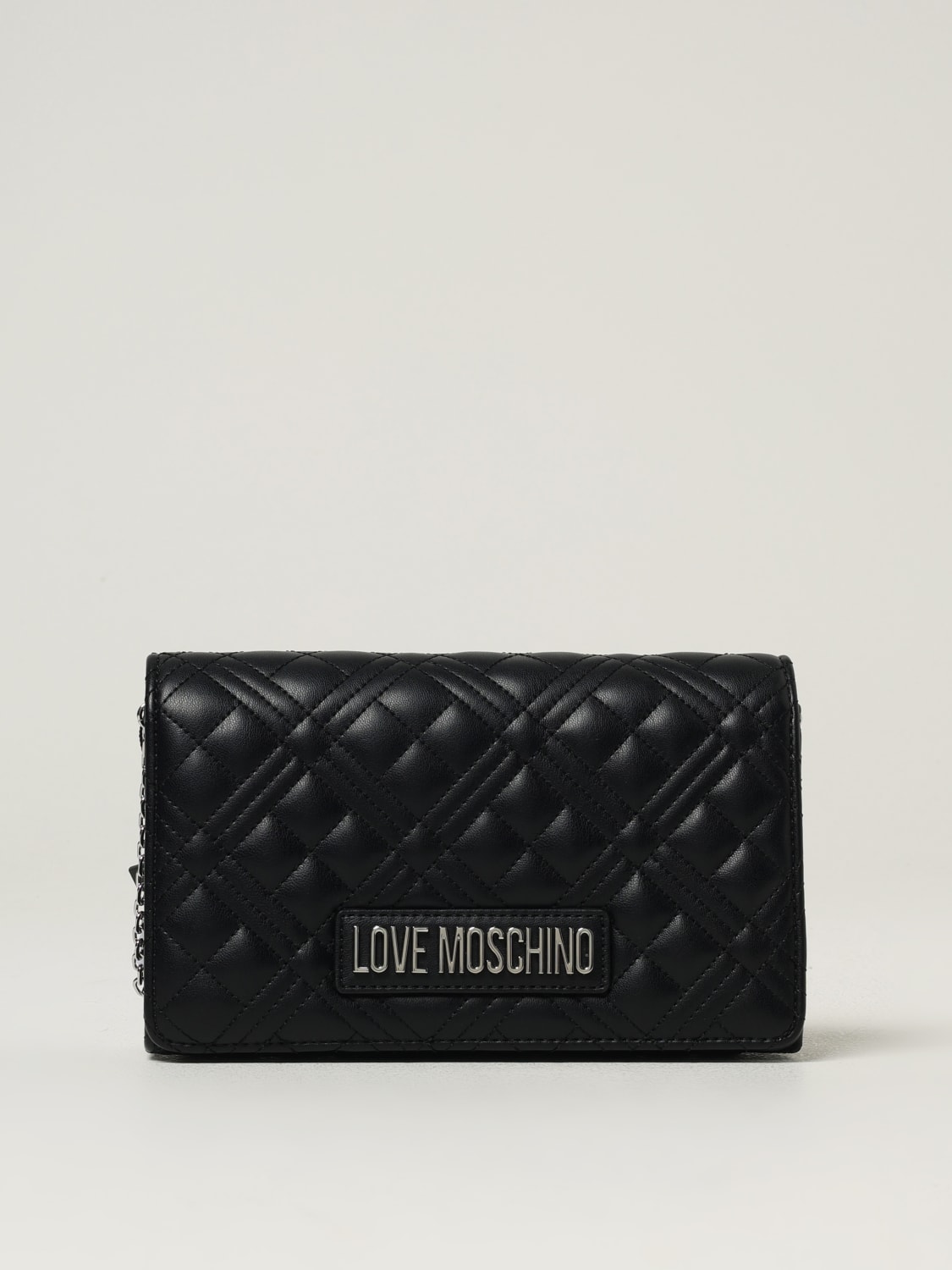 LOVE MOSCHINO BORSA MINI: Borsa Love Moschino in pelle sintetica matelassè , Nero 1 - Img 1
