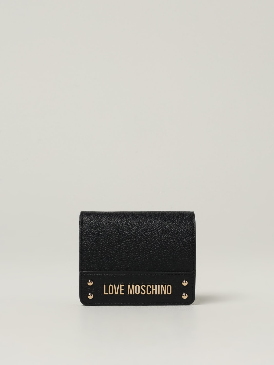 LOVE MOSCHINO 钱包: 钱包 女士 Love Moschino, 黑色 - Img 1
