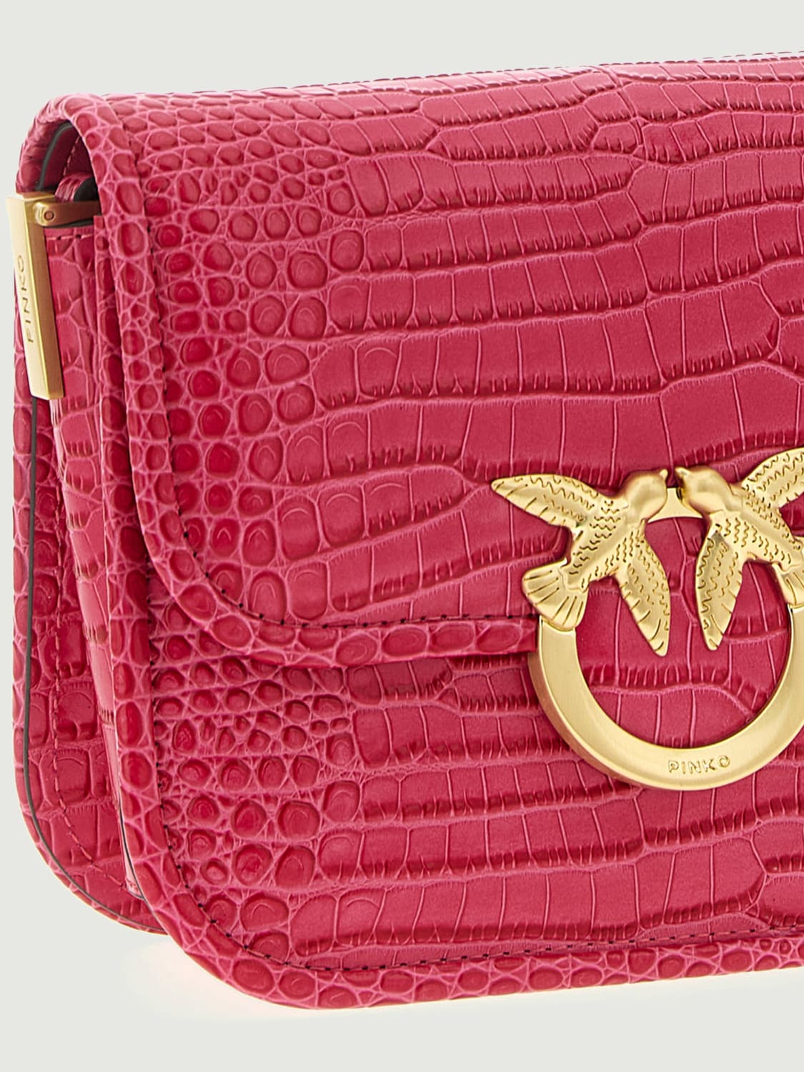 PINKO MINI BAG: Shoulder bag woman Pinko, Fuchsia - Img 3