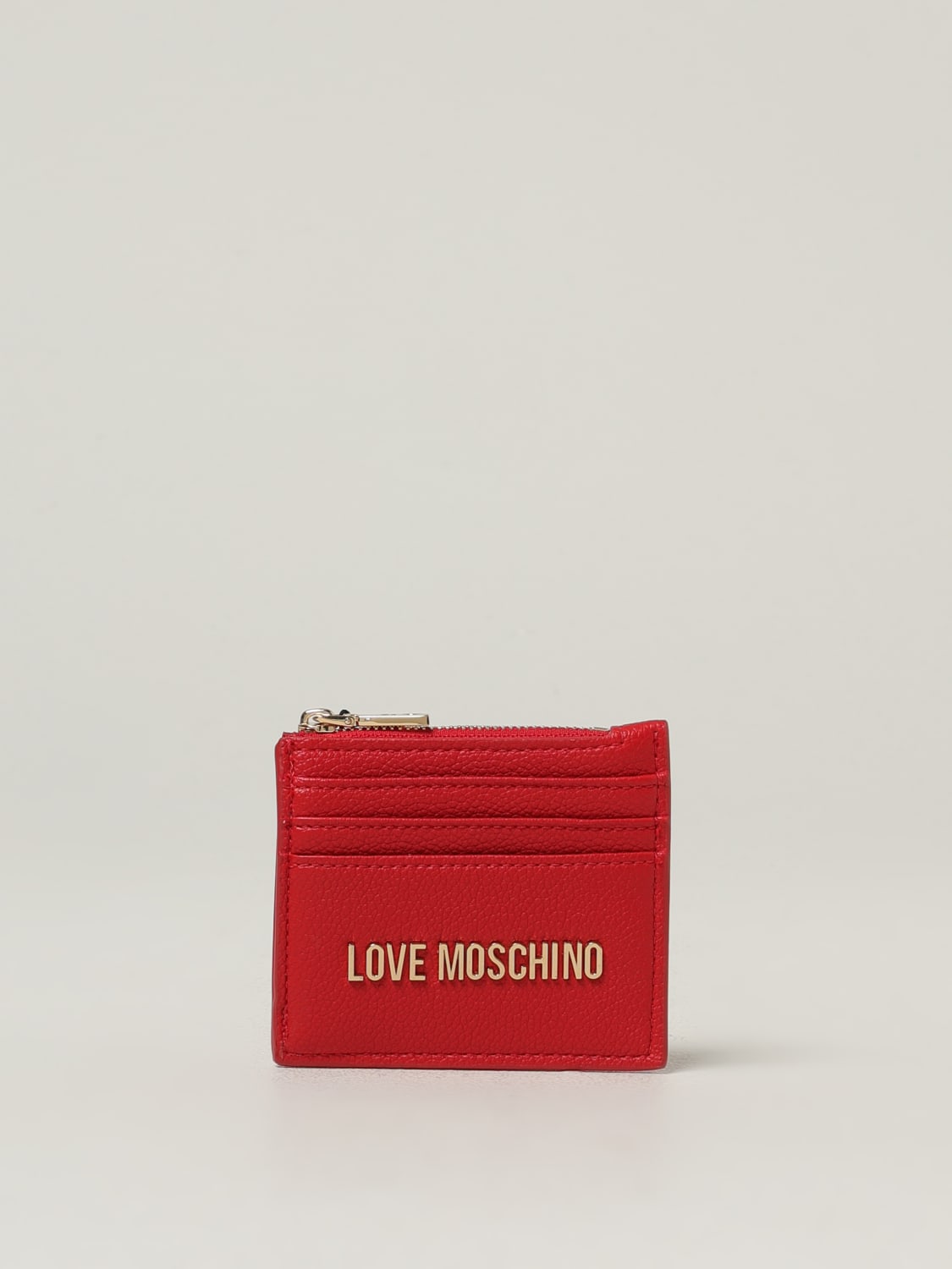 LOVE MOSCHINO WALLET: Wallet woman Love Moschino, Red - Img 1