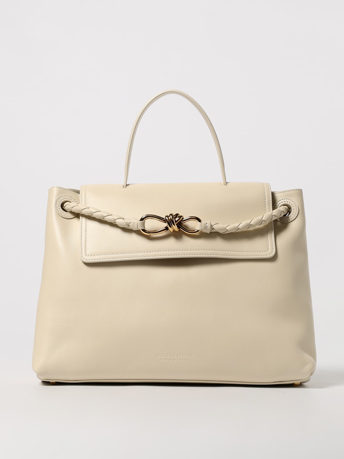 BOTTEGA VENETA HANDBAG: Shoulder bag woman Bottega Veneta, White - Img 1