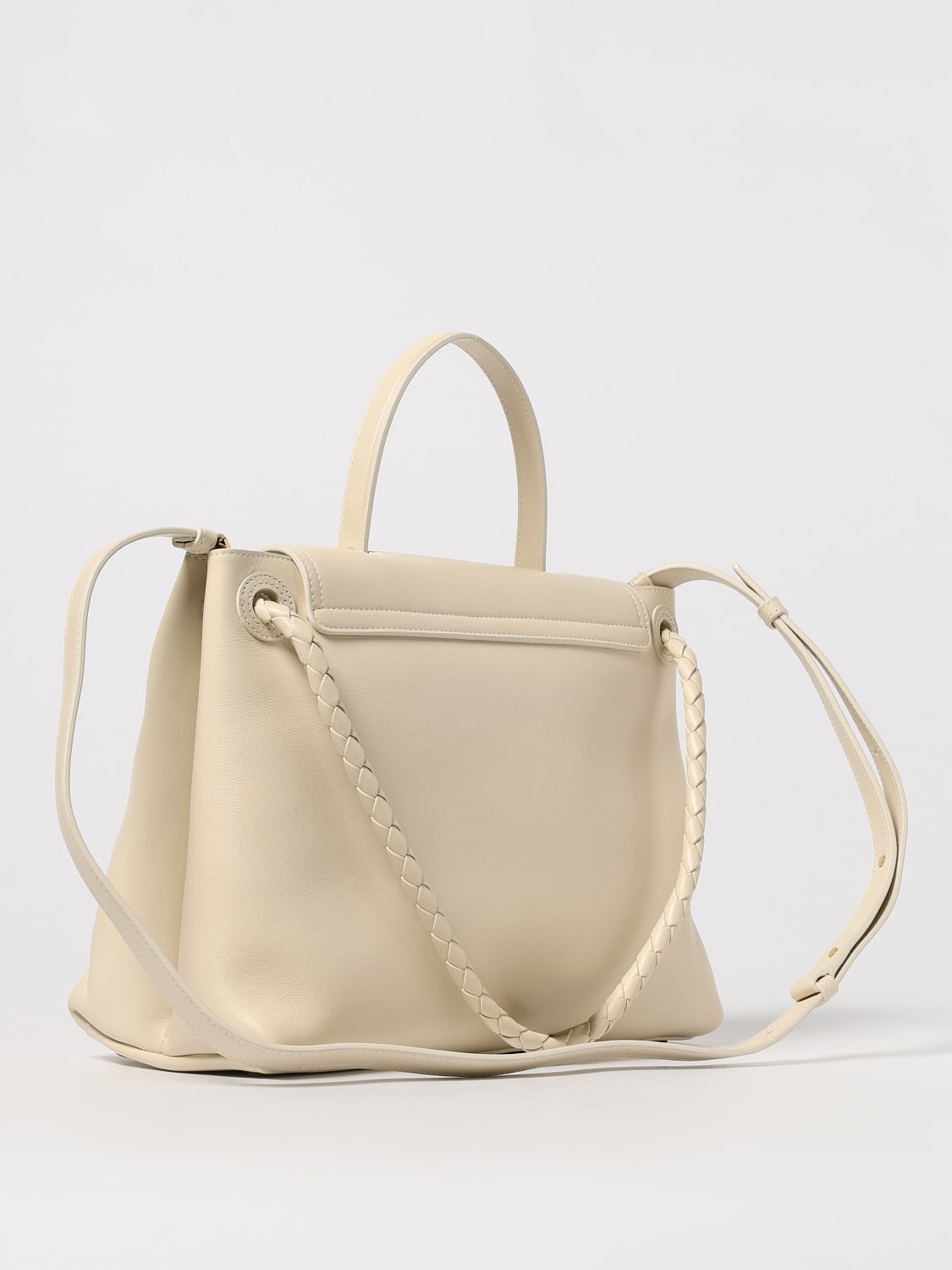 BOTTEGA VENETA HANDBAG: Shoulder bag woman Bottega Veneta, White - Img 3