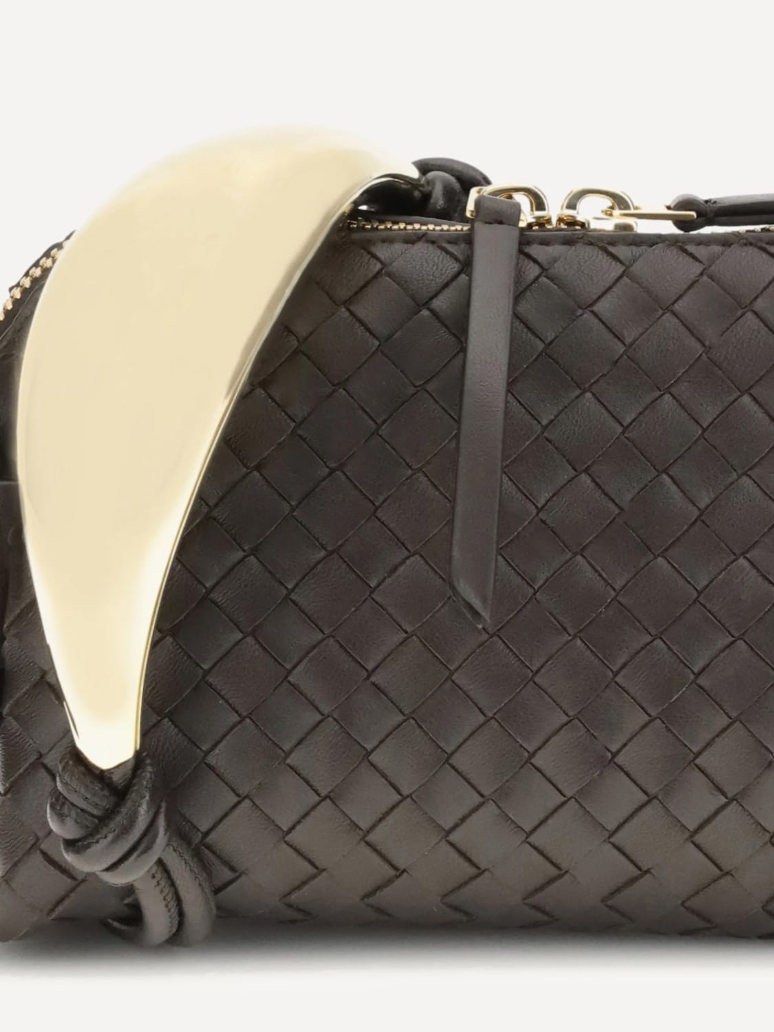 BOTTEGA VENETA MINI SAC: Portefeuille femme Bottega Veneta, Marron - Img 3
