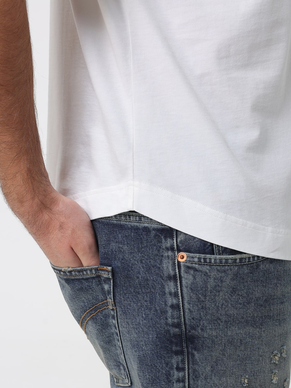 PALM ANGELS 티셔츠: 티셔츠 남성 Palm Angels, 화이트 - Img 3