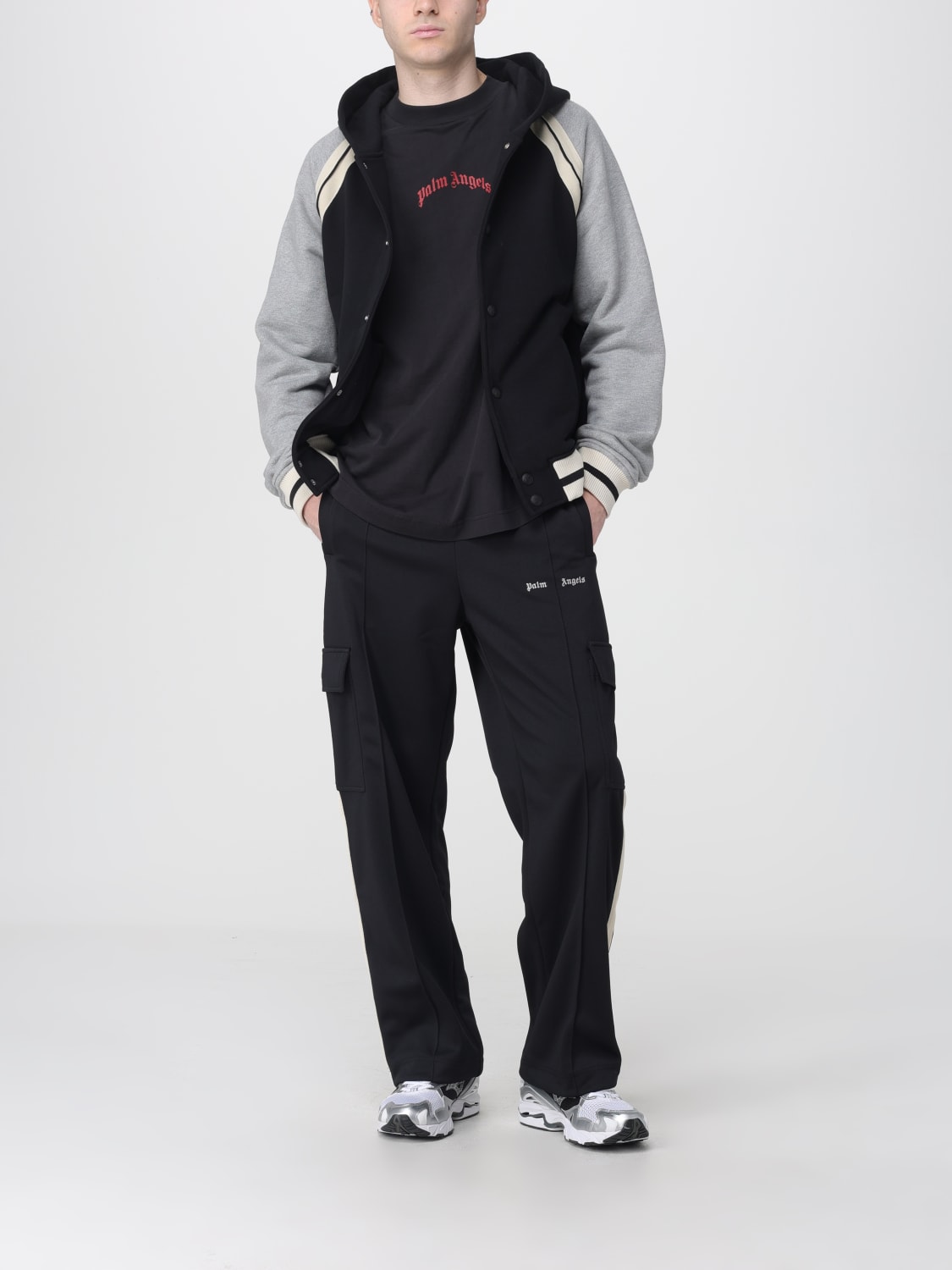 PALM ANGELS T-SHIRT: T-shirt men Palm Angels, Black - Img 2