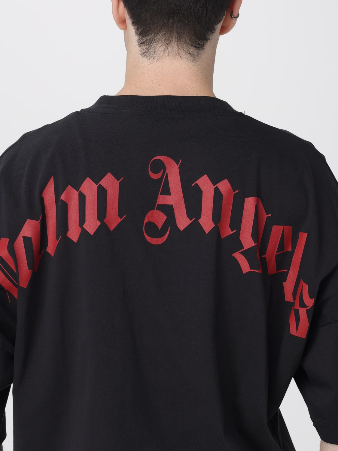 PALM ANGELS T-SHIRT: T-shirt men Palm Angels, Black - Img 4