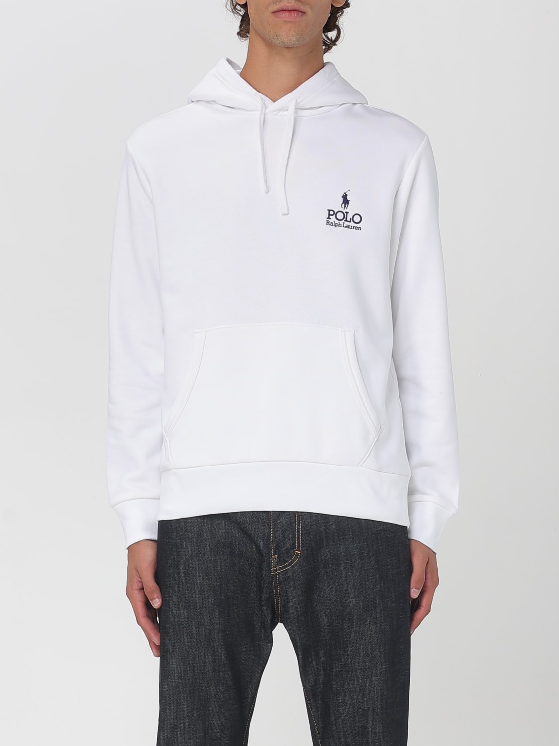 POLO RALPH LAUREN SWEATSHIRT: Sweatshirt men Polo Ralph Lauren, White - Img 1
