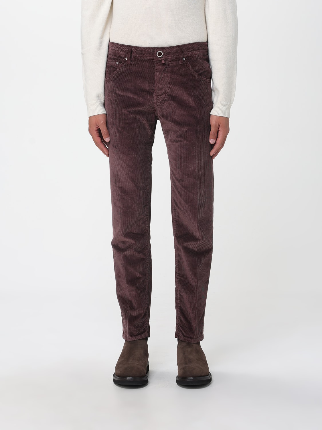 JACOB COHEN PANTS: Pants men Jacob Cohen, Red - Img 1