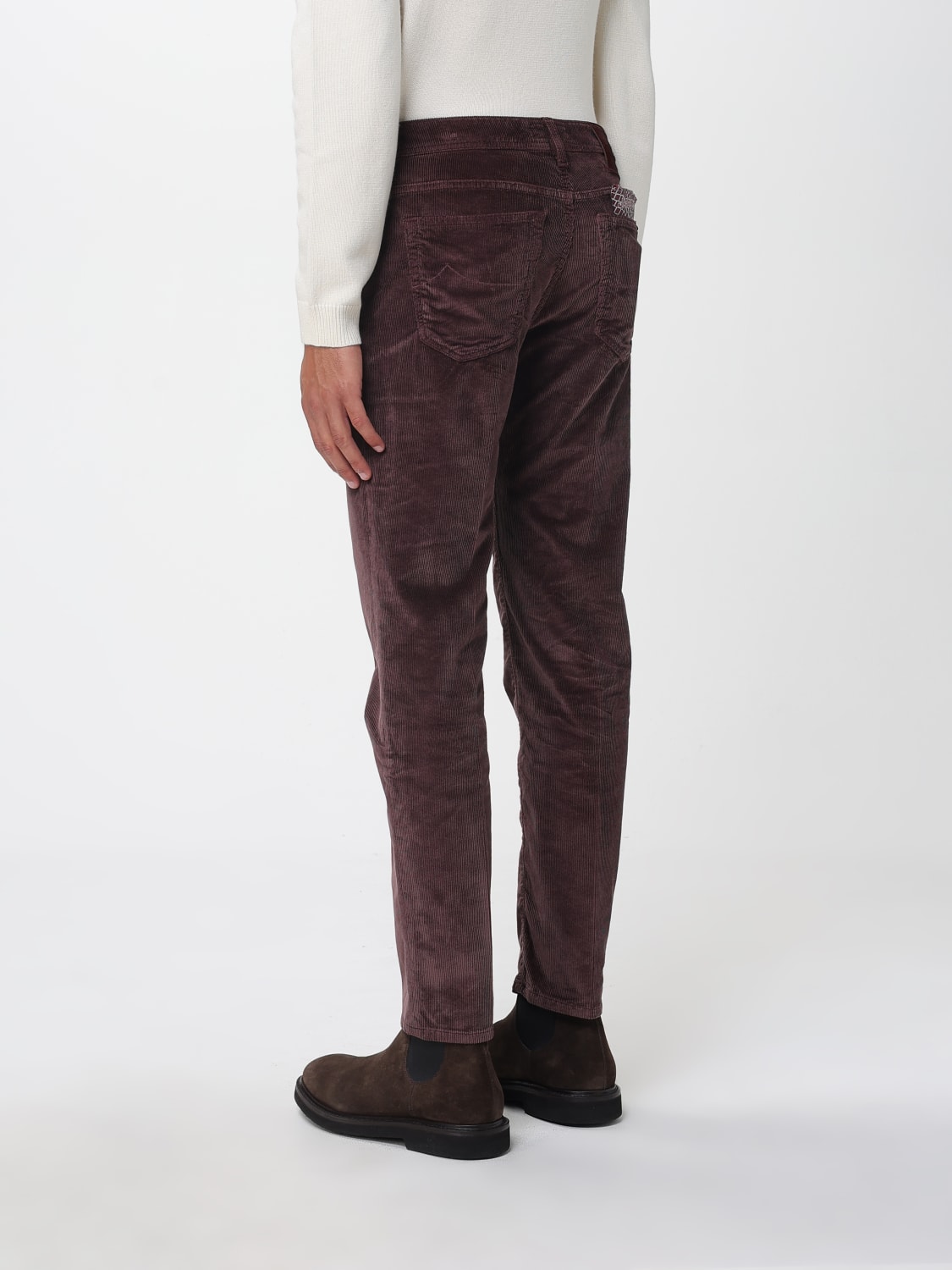 JACOB COHEN PANTS: Pants men Jacob Cohen, Red - Img 2