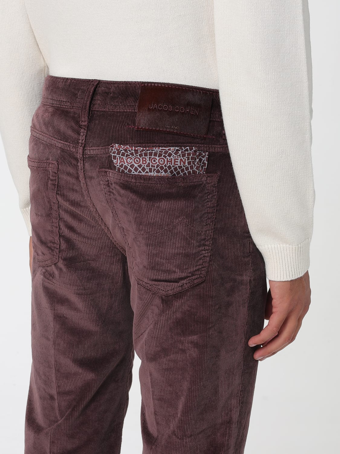 JACOB COHEN PANTS: Pants men Jacob Cohen, Red - Img 3