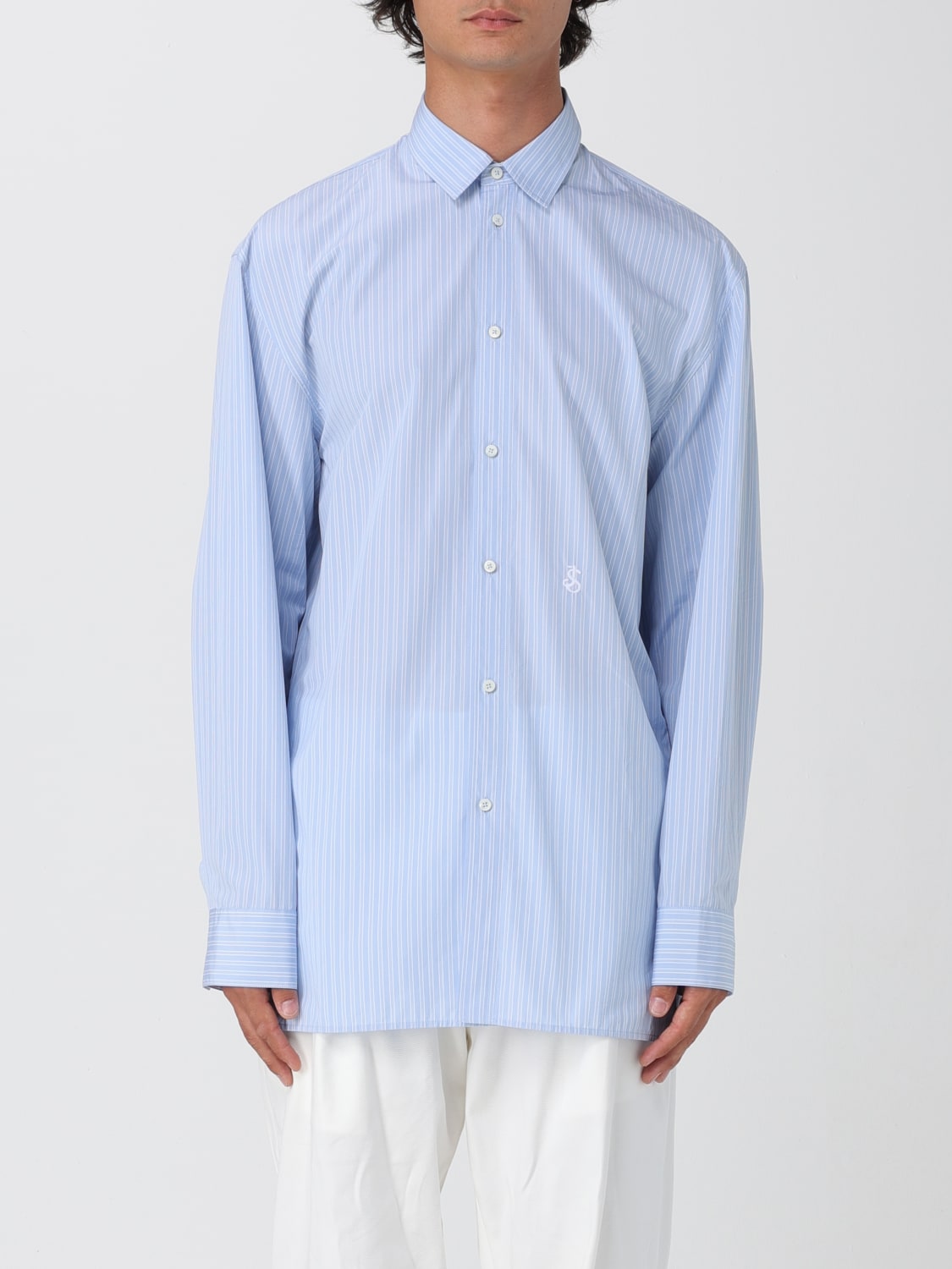 JIL SANDER SHIRT: Shirt men Jil Sander, Sky Blue - Img 1