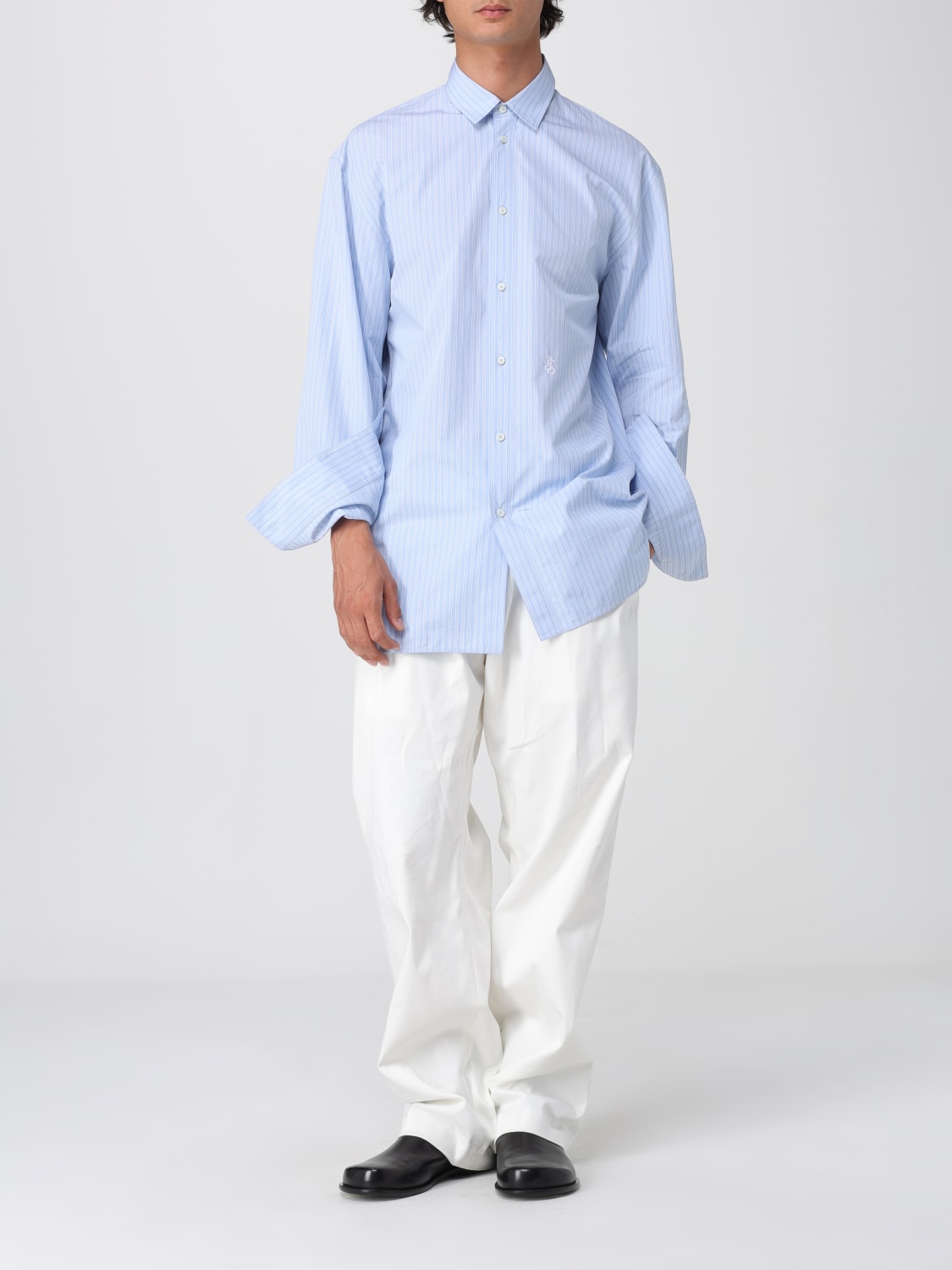 JIL SANDER SHIRT: Shirt men Jil Sander, Sky Blue - Img 2