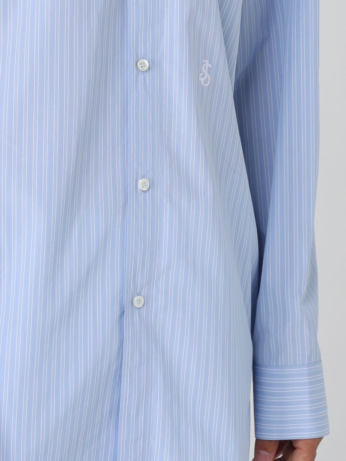 JIL SANDER SHIRT: Shirt men Jil Sander, Sky Blue - Img 5