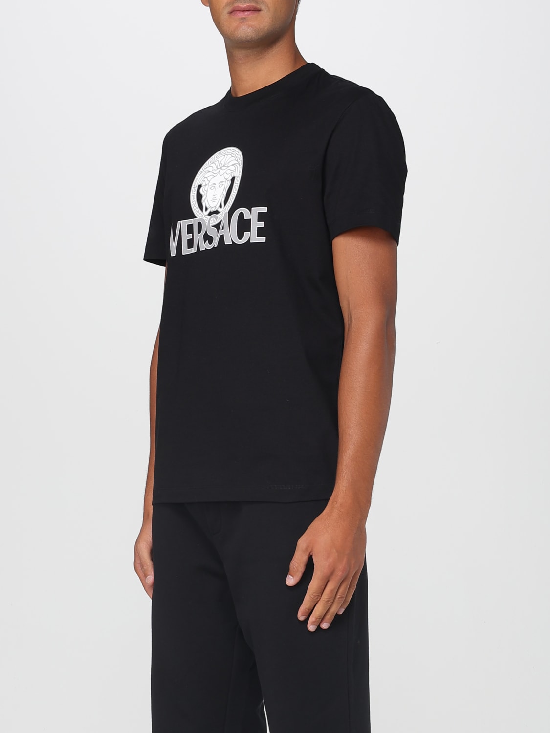 VERSACE T-SHIRT: T-shirt men Versace, Black - Img 4