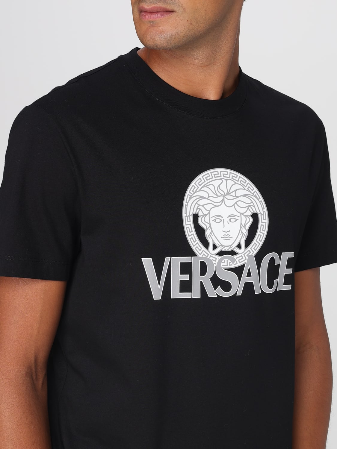 VERSACE T-SHIRT: T-shirt men Versace, Black - Img 5