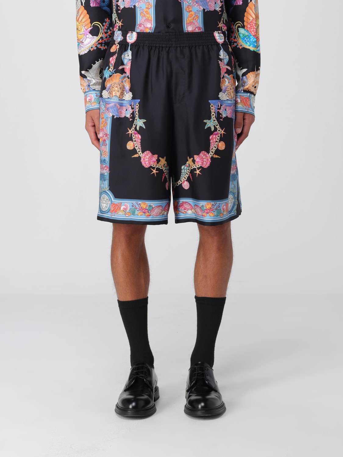 VERSACE SHORTS: Short men Versace, Multicolor - Img 1