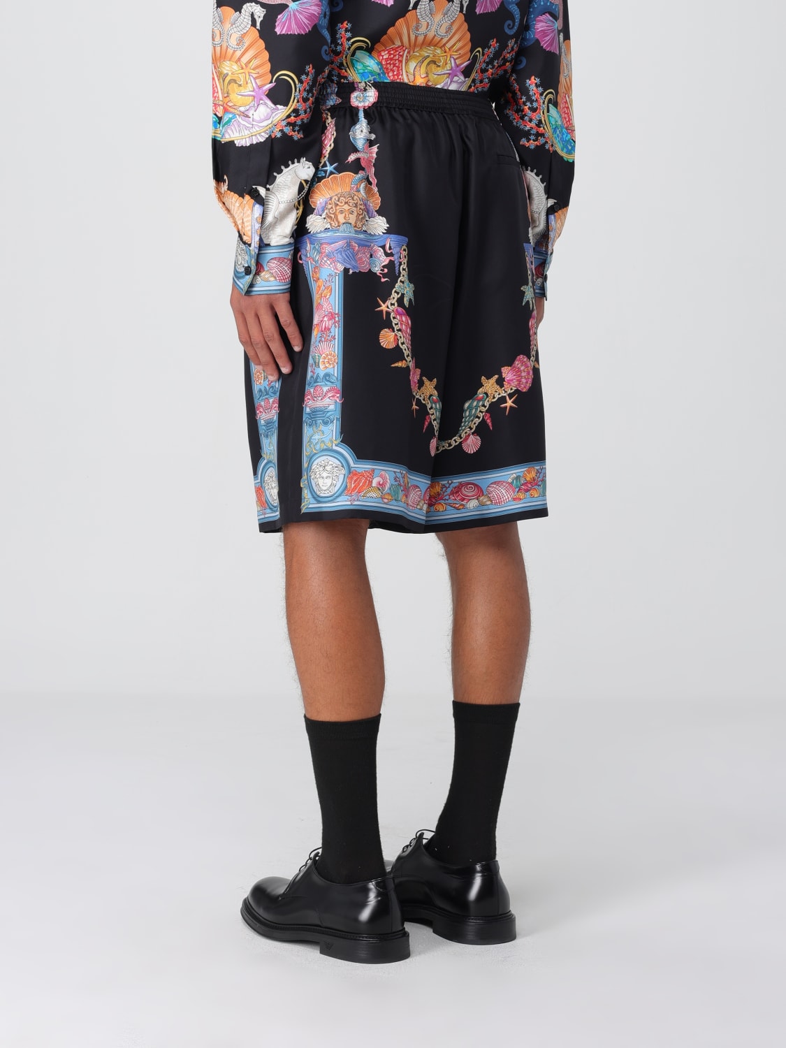 VERSACE SHORTS: Short men Versace, Multicolor - Img 3