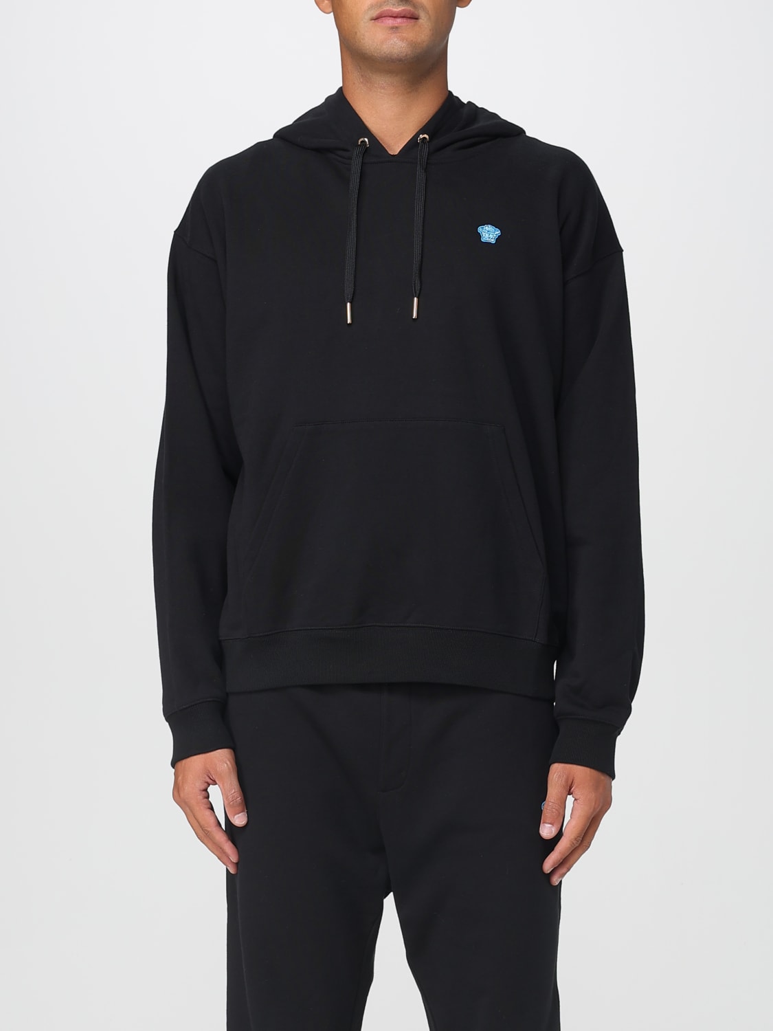 VERSACE SWEATSHIRT: Sweatshirt men Versace, Black - Img 1