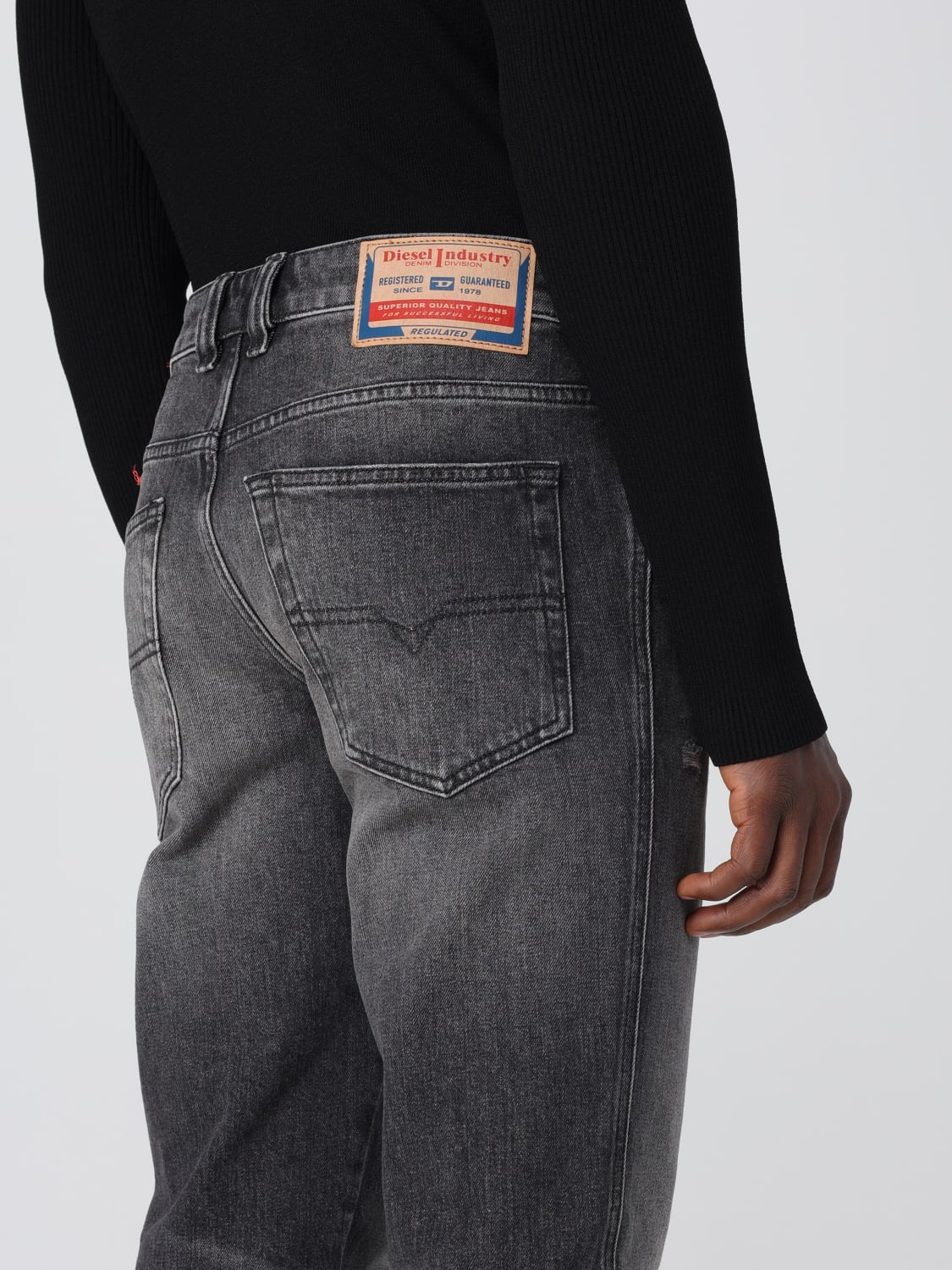 DIESEL JEANS: Jeans hombre Diesel, Gris - Img 4