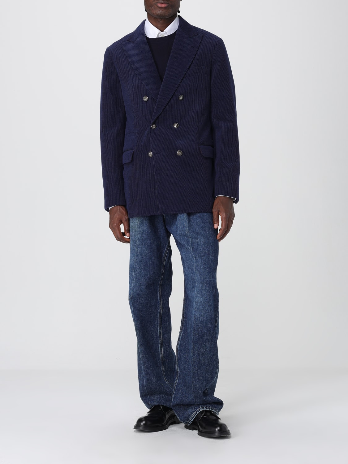 BRUNELLO CUCINELLI JACKE: Blazer herren Brunello Cucinelli, Blau - Img 2