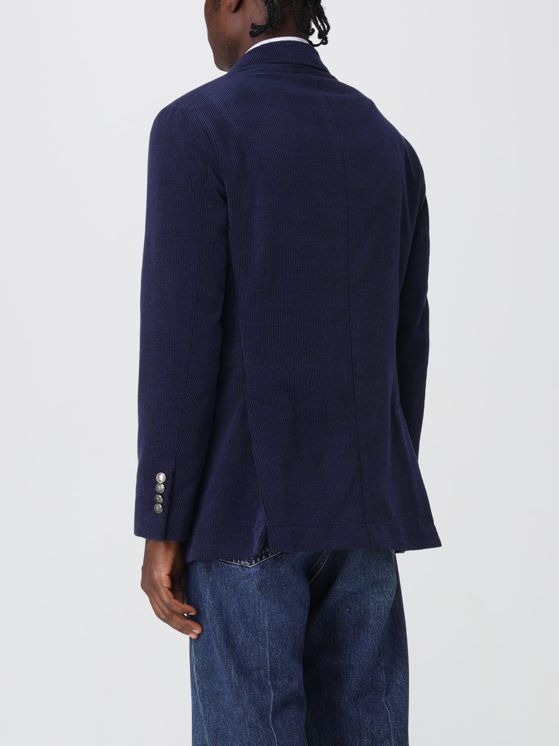 BRUNELLO CUCINELLI JACKE: Blazer herren Brunello Cucinelli, Blau - Img 3