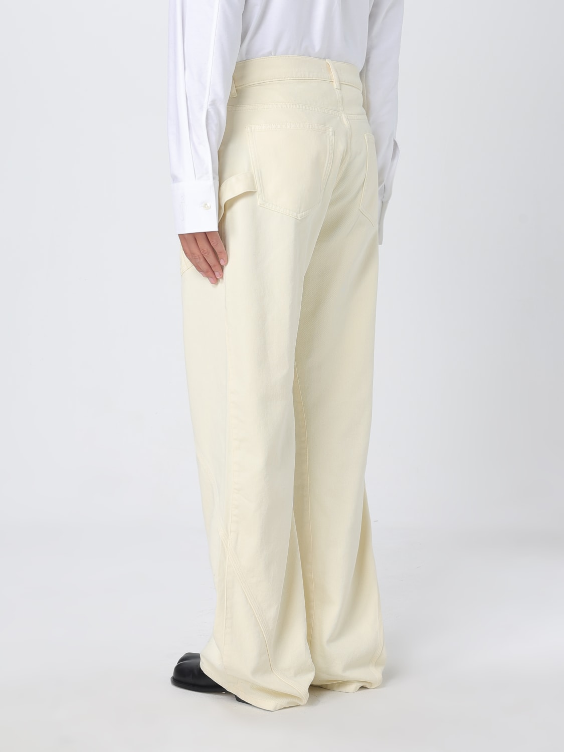 JW ANDERSON JEANS: Pants men Jw Anderson, Yellow - Img 3