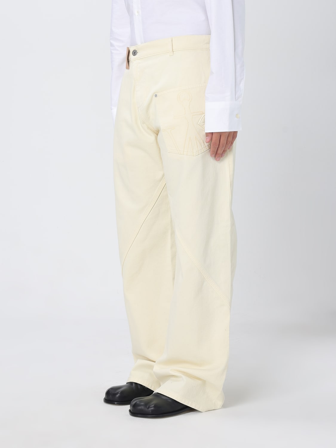 JW ANDERSON JEANS: Pants men Jw Anderson, Yellow - Img 4
