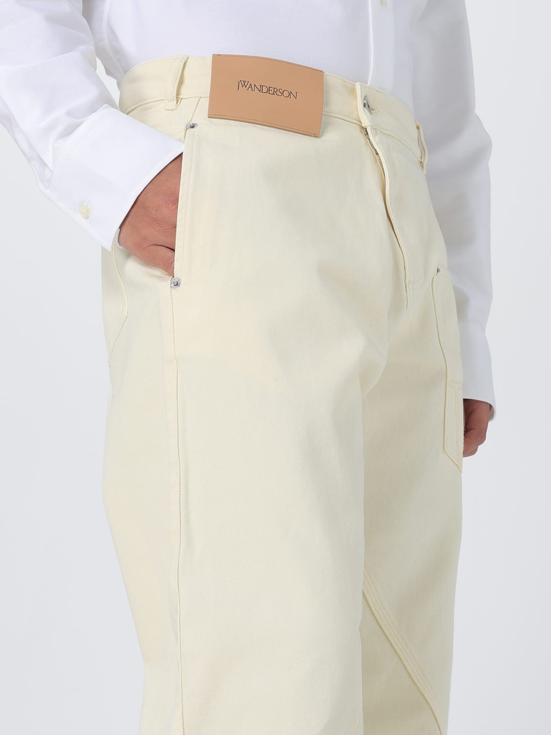 JW ANDERSON JEANS: Pants men Jw Anderson, Yellow - Img 5